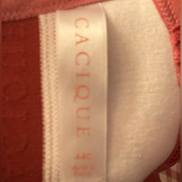 Cacique Pink gingham cotton bra 44C - Picture 3 of 4